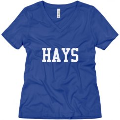 Ladies Relaxed Fit V-Neck Tee