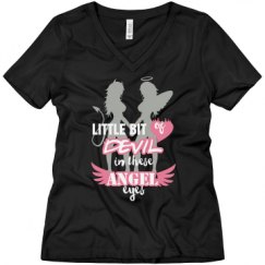 Ladies Relaxed Fit V-Neck Tee