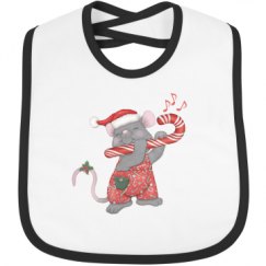 Infant Contrast Trim Bib