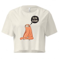 Ladies Festival Cali Crop Top Tee