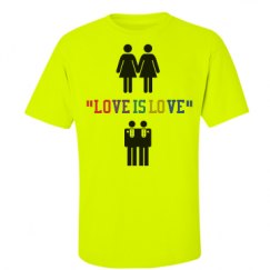 Unisex Ultra Cotton Safety Neon Crewneck Tee