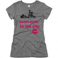 Ladies Slim Fit Super Soft Triblend Tee