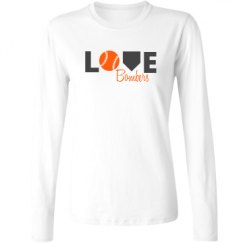 Ladies Relaxed Fit Basic Long Sleeve Tee
