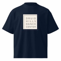 Unisex Organic Oversized High Neck T-Shirt