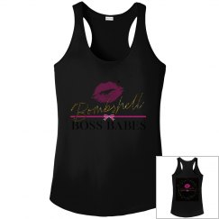 Bombshell Boss Babe Black Tank