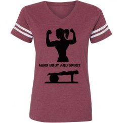 Ladies Relaxed Fit Vintage Sports Tee