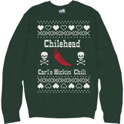 Carl's Kickin' Chili Ugly Sweater