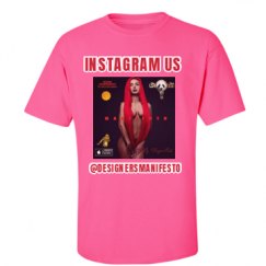 Unisex Ultra Cotton Safety Neon Crewneck Tee