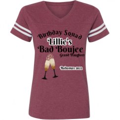 Ladies Relaxed Fit Vintage Sports Tee