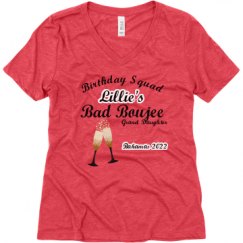 Ladies Relaxed Fit Super Soft Triblend V-Neck Tee