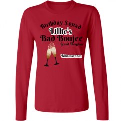 Ladies Relaxed Fit Basic Long Sleeve Tee