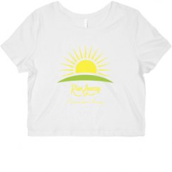 Ladies Slim Fit Crop Top Tee