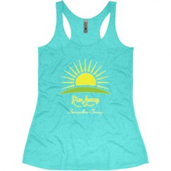 Ladies Slim Fit Super Soft Racerback Triblend Tank