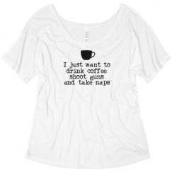 Ladies Flowy Slouchy Tee