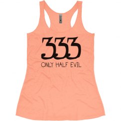 333 Only half evil - Halloween Tank 