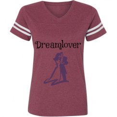 Ladies Relaxed Fit Vintage Sports Tee