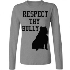 Ladies Relaxed Fit Basic Long Sleeve Tee