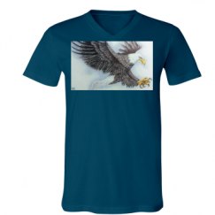 Unisex V-Neck Jersey Tee