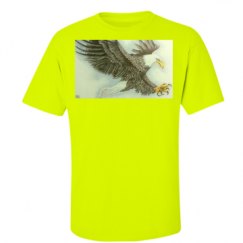 Unisex Ultra Cotton Safety Neon Crewneck Tee