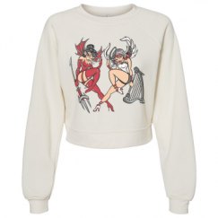 Women's Raglan Pullover Fleece