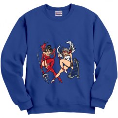 Unisex Film and Foil Crewneck Sweatshirt