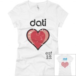 CW DATI DISTRESSED HEART SLIMFIT