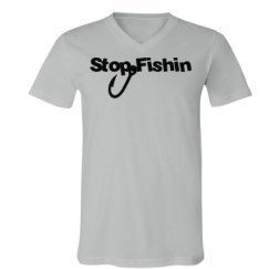 Unisex V-Neck Jersey Tee