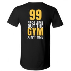 Unisex V-Neck Jersey Tee