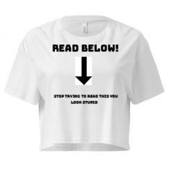 Ladies Festival Cali Crop Top Tee