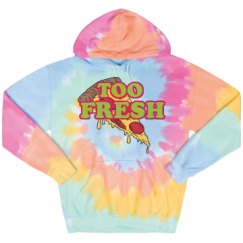 Unisex Tie-Dye Fleece Hoodie
