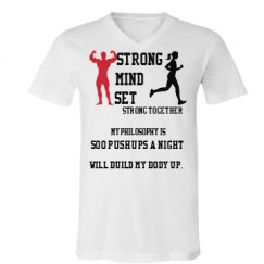 Unisex V-Neck Jersey Tee