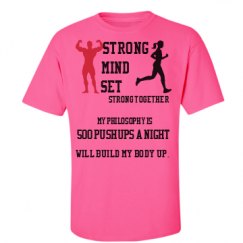 Unisex Ultra Cotton Safety Neon Crewneck Tee