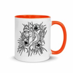 11oz Ceramic Mug with Color Inside