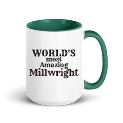 15oz Ceramic Mug with Color Inside