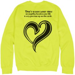 Unisex Neon Crewneck Sweatshirt