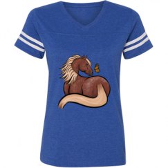 Ladies Relaxed Fit Vintage Sports Tee