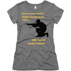 Ladies Slim Fit Super Soft Triblend Tee