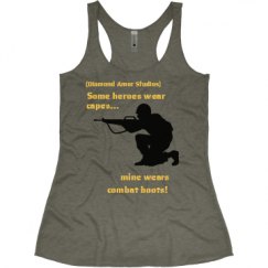 Ladies Slim Fit Super Soft Racerback Triblend Tank