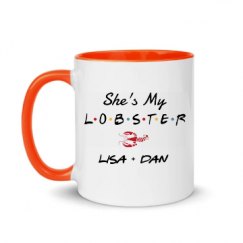 11oz Ceramic Mug with Color Inside