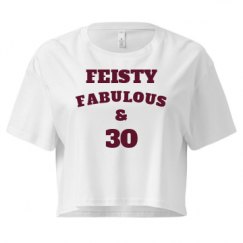 Ladies Festival Cali Crop Top Tee