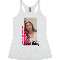 Ladies Slim Fit Super Soft Racerback Triblend Tank