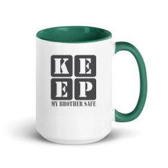 15oz Ceramic Mug with Color Inside