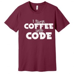 I turn coffee into code