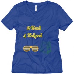 Ladies Relaxed Fit V-Neck Tee
