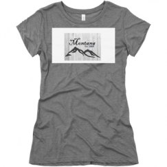 Ladies Slim Fit Super Soft Triblend Tee