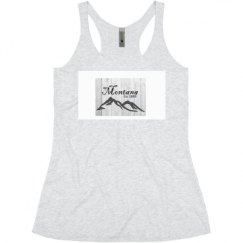 Ladies Slim Fit Super Soft Racerback Triblend Tank