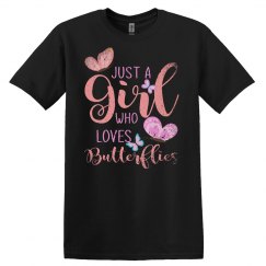 Butterflies Girl Butterfly Retro Butterflies