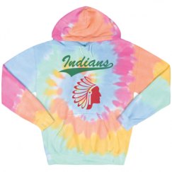 Unisex Tie-Dye Fleece Hoodie