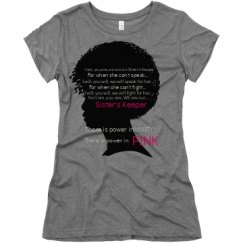 Ladies Slim Fit Super Soft Triblend Tee