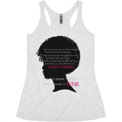 Ladies Slim Fit Super Soft Racerback Triblend Tank